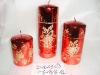 Wholesale hot selling christmas candle,christmas candle,metal decorative candle, candle ornament, craft decoration candle,gift candle