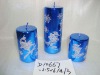 Wholesale christmas metallic shining candle,christmas candle,metal decorative candle, candle ornament, craft decoration candle,gift candle