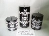 Wholesale christmas metallic shining candle,christmas candle,metal decorative candle, candle ornament, craft decoration candle,gift candle