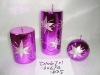 Wholesale christmas metallic shining candle,christmas candle,metal decorative candle, candle ornament, craft decoration candle,gift candle