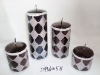 Wholesale christmas metallic shining candle,christmas candle,metal decorative candle, candle ornament, craft decoration candle,gift candle