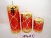 Wholesale christmas metallic shining candle,christmas candle,metal decorative candle, candle ornament, craft decoration candle,gift candle