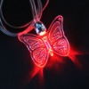 Wholesale LED flashing necklace, more than 10pcs different shape and LED light color available