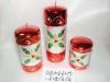 Wholesale christmas metallic shining candle,christmas candle,metal decorative candle, candle ornament, craft decoration candle,gift candle