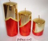 Wholesale hot selling classic design candle,christmas candle,metal decorative candle, candle ornament, craft decoration candle,gift candle