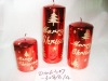 Wholesale hot selling classic xmas candle,christmas candle,metal decorative candle, candle ornament, craft decoration candle,gift candle