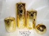 Wholesale christmas classic candle,metal decorative candle, candle ornament, craft decoration candle,gift candle
