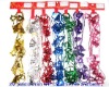 bells colorful christmas plastic beads chain, Carnival bead chain garland