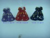 Ceramic christmas hanging bell decorations