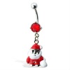 Santa Claus Christmas Belly Button Ring,Belly Ring,Navel Ring C1961