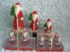 Wholesale Decorative craft x-mas santa claus candle