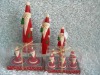 Wholesale Decorative craft x-mas santa claus candle