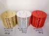 Wholesale big pillar candle golden silver red candle
