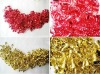 Wholesale house place decorative plastic Christmas plastic bells bead chain garland