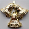 Wholesale Plated Christmas Tinker bell Jingle bell charms pendants xmas ornament decoration 3 PCS