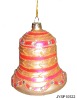 Wholesale christmas glass bell decoration JYSP10522
