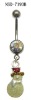 Wholesale Stainless steel snowman for Christmas Day navel belly body jewelry/jewellery piercing