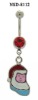 Wholesale HOT SALE!!Father Christmas fancy navel stainless steel belly ring body jewellery/jewelry piercing