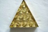 christmas gold plastic hanging bell
