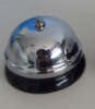 Wholesale 2.5" round call bell silver plated reception bell