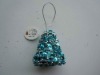 christmas beads decorative bell hanging ornament