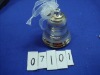 christmas silver glass bell hanging ornament