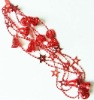 bells beaded garland , beaded chains, plastic bead chain garland