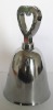 2''small electroplated metal cow bell with heart-shaped handle for alert Nuojie A12-H03