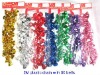 bells Carnival plastic beaded chain garland, holiday party chain garland