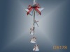 christmas bell decorations,plastic hanging ornament,gift