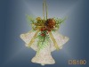 christmas bell decorations,plastic hanging ornament,gift