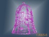 metal christmas bell hanging ornament/decoration/craft/gift