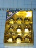 christmas hanging plastic bell decoration