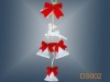 Wholesale christmas plastic bell ornament/decorations/craft