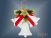Wholesale christmas plastic ornaments,bell decorations,crafts