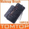 Wholesale Black 18PCS Cosmetic Brush Make-up Make Up Makeup Brush Set