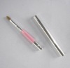 Wholesale Pink retractable lip brush