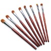 Wholesale 8 pcs make up brush set of goat hair
