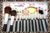 Wholesale high quality wooden handle make up brush set T-001