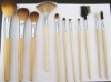 Wholesale 11 pcs cosmetic brush set