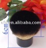 Wholesale White & Black Goat Hair Aluminum Handle Kabuki Brush
