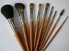 Wholesale 9pcs makeup brush set