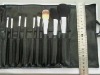 Wholesale 9 pieces professional cosmetic brush set
