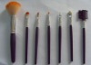 Wholesale 7pcs cosmetic brush set