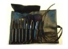 Wholesale Black 7pcs makeup brush set ZM-S034
