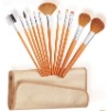 Wholesale 12pcs top quality makeup brush set