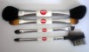 Wholesale 5pcs double end cosmetic brush set