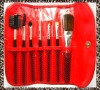 Wholesale 7pcs cosmetic brush set