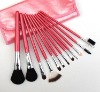 Wholesale wholesale 12 pcs cosmetic brush set