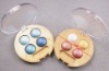 Wholesale round 4 colour bake powder eyeshadow